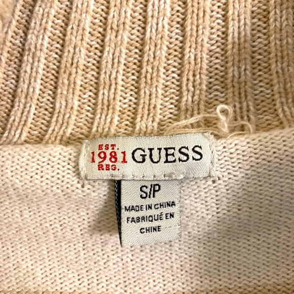 Gorgeous Guess Faux Cardigan Pullover - Picture 3 of 6